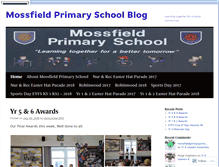Tablet Screenshot of mossfieldprimaryschool.com